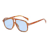 Gafas Pilot Aviador Brown Blue Sky