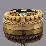 Brazalete crown gold