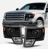 Faros Ford F150 2009 2014 FX4 Black Tuning