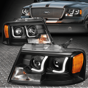 Faros Ford F150 04-08 Ojo De Angel Proyector