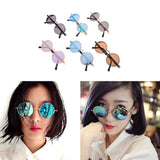 Metal Round Steampunk Sunglasses Men Women Fashion