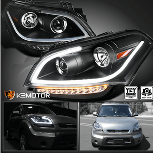 Faros 2010-2011 Kia Soul Led Light Bar Projector