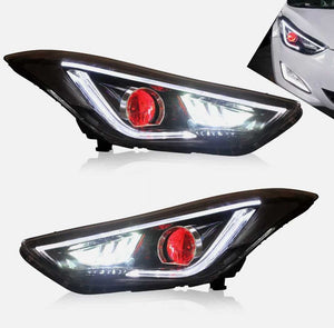 Hyundai Elantra 2011-2015 Devil Demon Eyes Infiniti Style