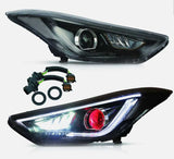 Hyundai Elantra 2011-2015 Devil Demon Eyes Infiniti Style