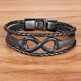 Pulsera Cuero Infinito