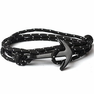 Pulsera Ancla Negra