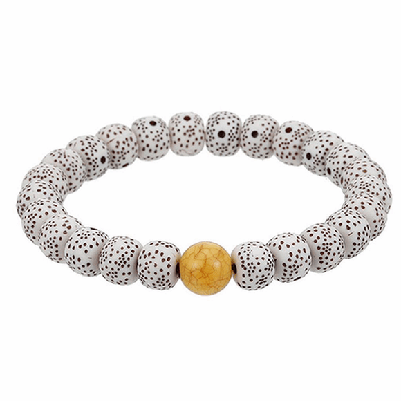 Pulsera Blanca Bolas