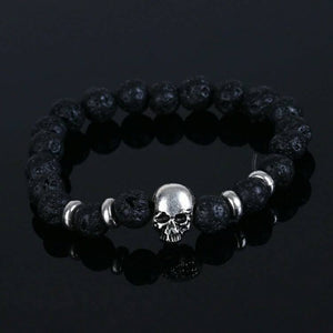 Pulsera Calavera Negra