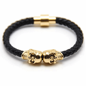 Pulsera Skull Calavera Gold