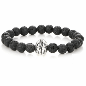 Pulsera casco plata