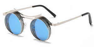 Gafas Shauna Round Silver light blue