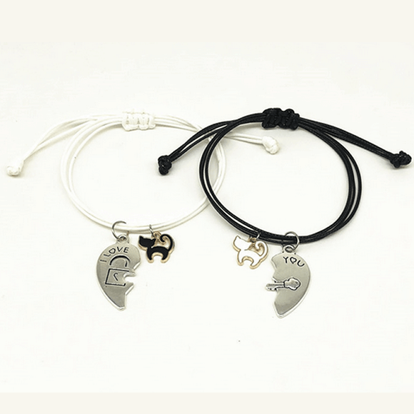 Pulsera pareja gatitos