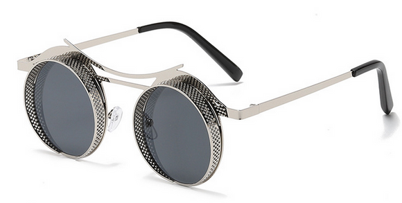 Gafas Shauna Round Silver Silver Black